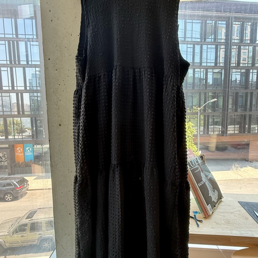 WRAY NYC Rosemary Dress in Black, size XL (tailored to be sleeveless)